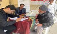 ارایه خدمات  بهداشتی در مسیر راهپیمایی جاماندگان اربعین حسینی